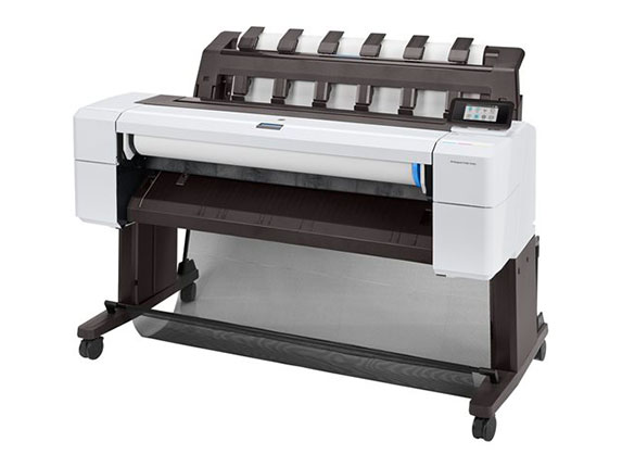 Vue de côté traceur HP DesignJet T1600 36-in Printer