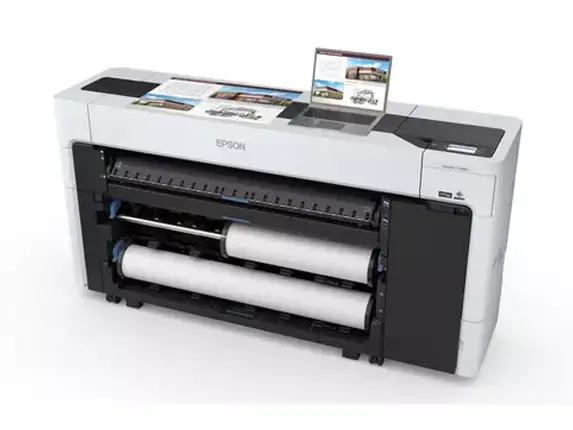 L'Epson SureColor SC-P8500DM est une imprimante multifonctions avec scanner intégré de haute qualité, offrant une impression rapide et précise pour une grande variété de médias, avec un design compact et moderne pour une installation facile dans n'importe quel environnement de travail.